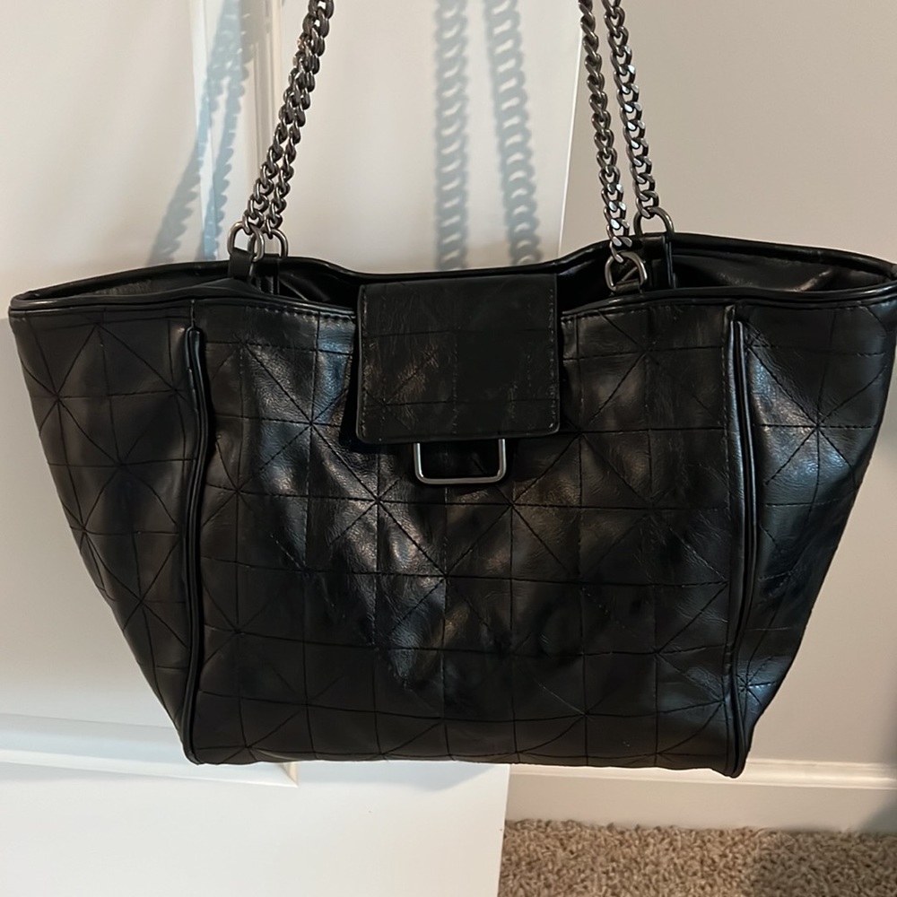 Zara Quilted Faux Leather Purse